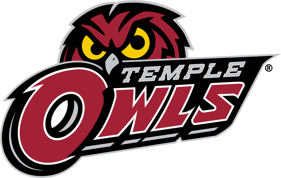 Temple Owls 2014-2017 Secondary Logo iron on transfers for T-shirts